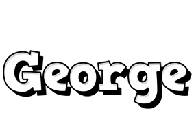 George snowing logo