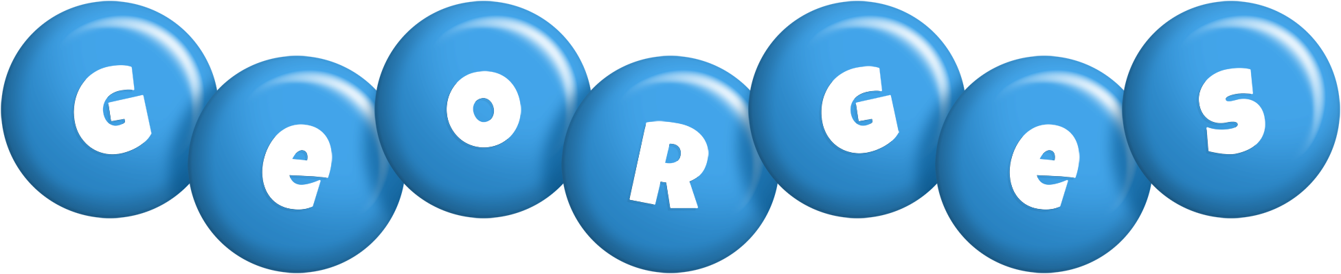 Georges candy-blue logo