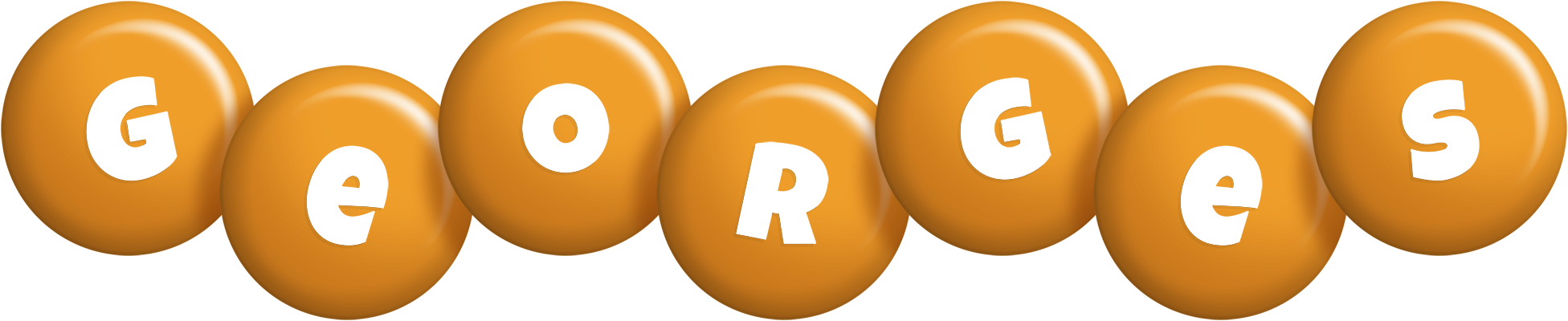 Georges candy-orange logo