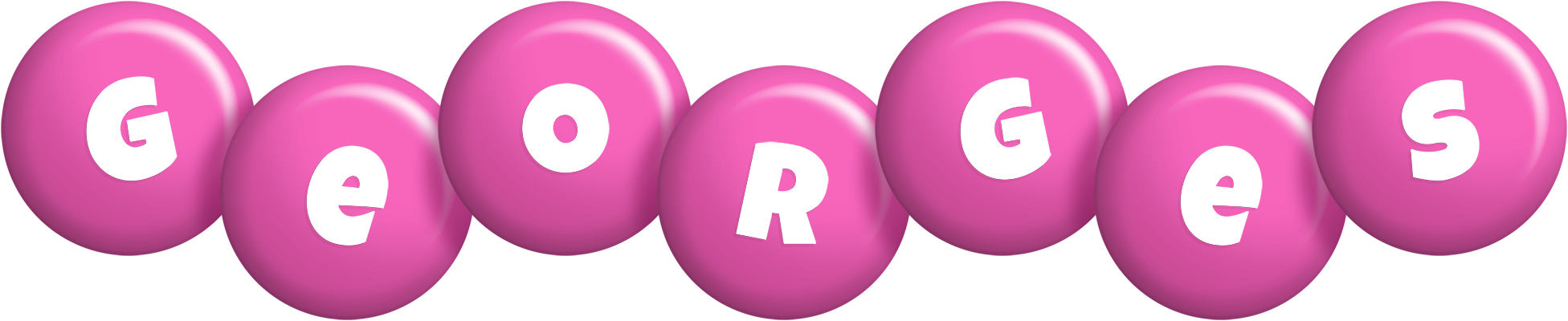 Georges candy-pink logo