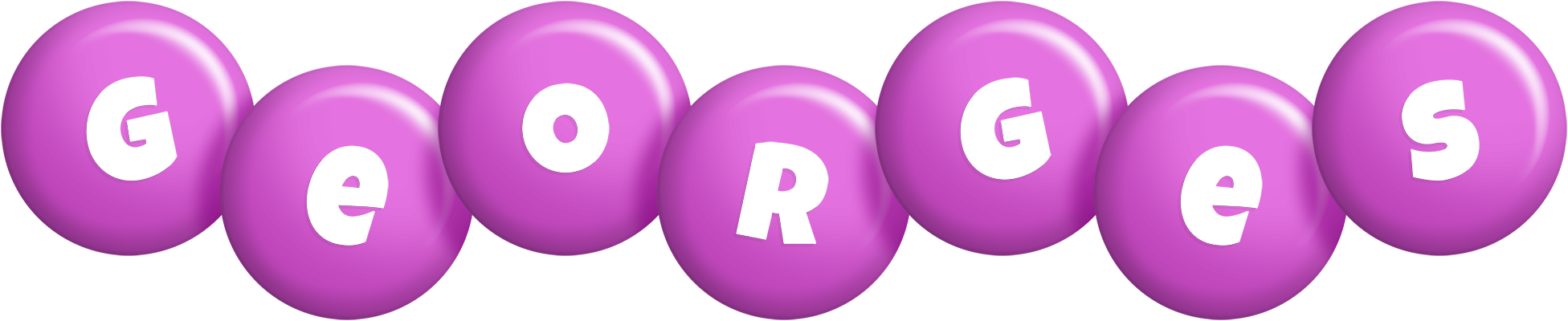 Georges candy-purple logo