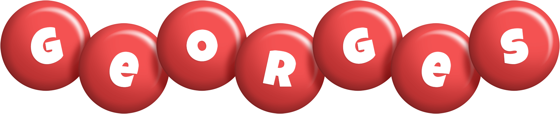 Georges candy-red logo