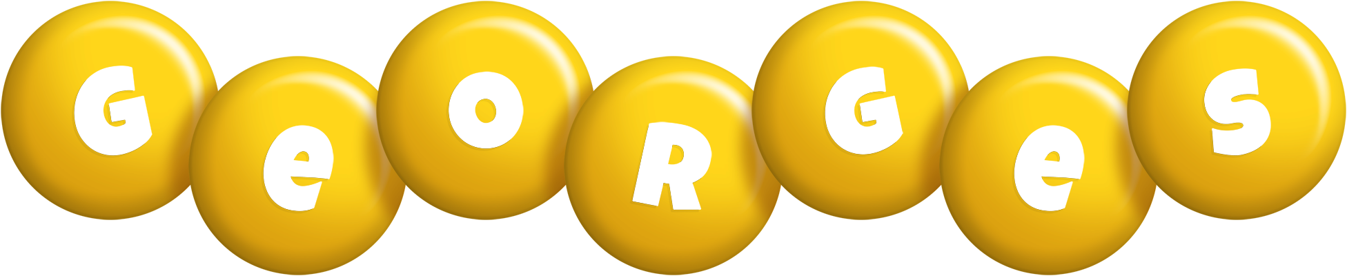 Georges candy-yellow logo