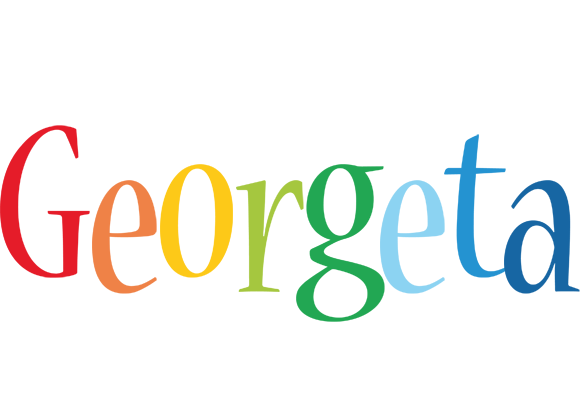 Georgeta birthday logo