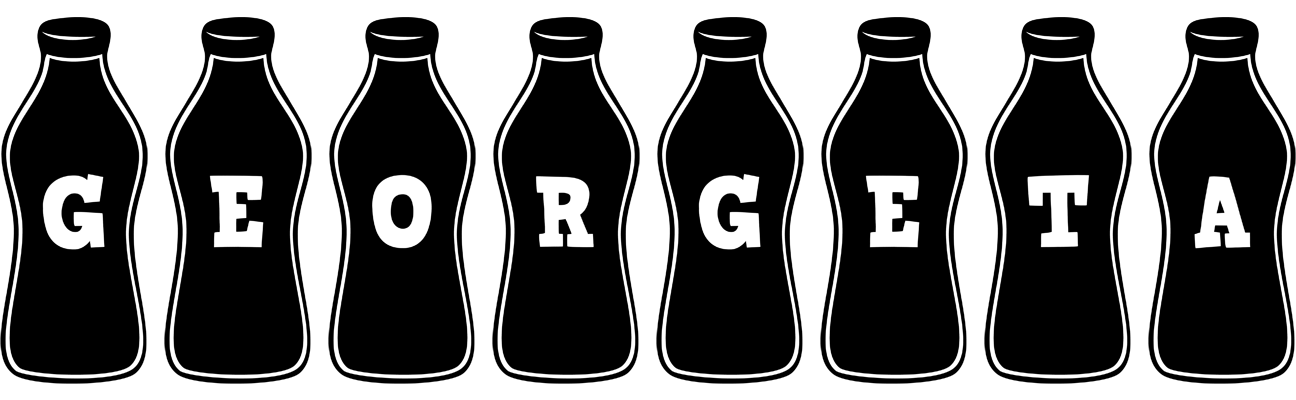 Georgeta bottle logo