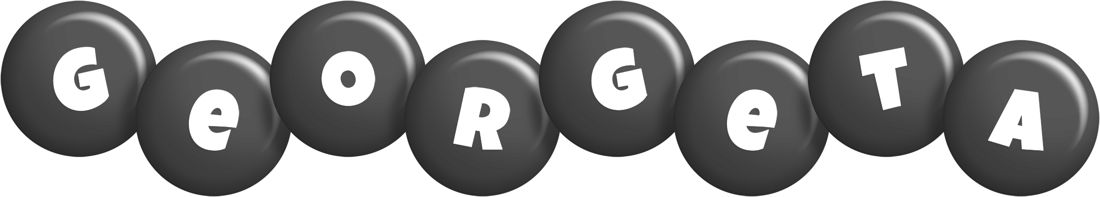 Georgeta candy-black logo