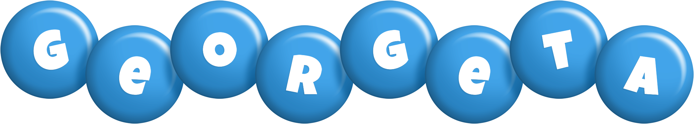 Georgeta candy-blue logo