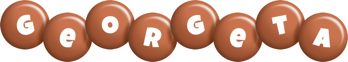 Georgeta candy-brown logo