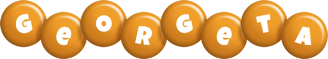 Georgeta candy-orange logo