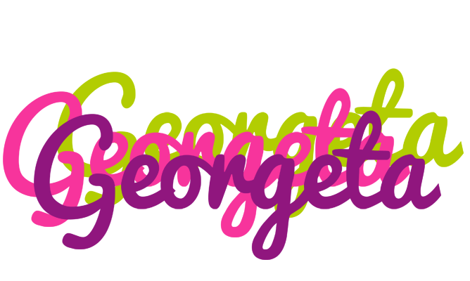 Georgeta flowers logo