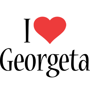 Georgeta i-love logo