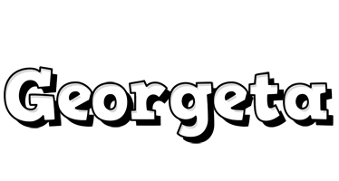 Georgeta snowing logo