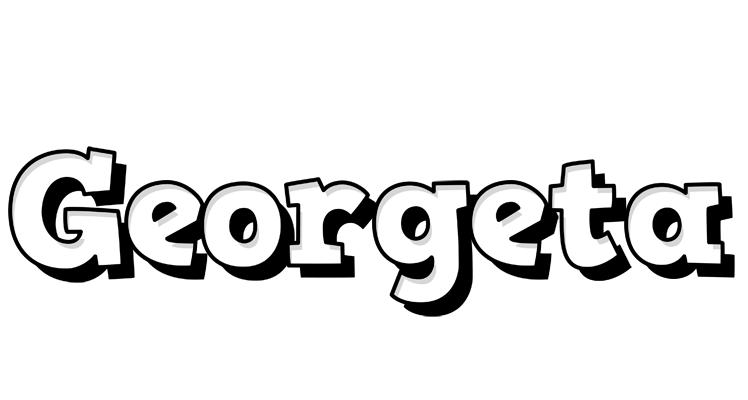Georgeta snowing logo