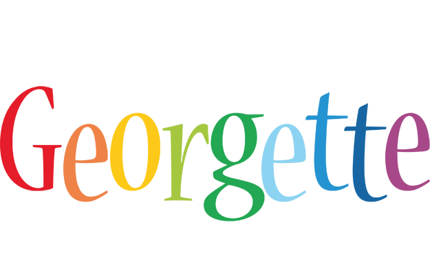 Georgette birthday logo