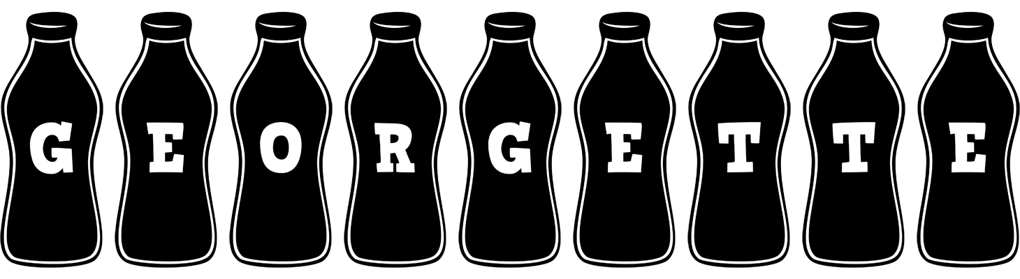 Georgette bottle logo