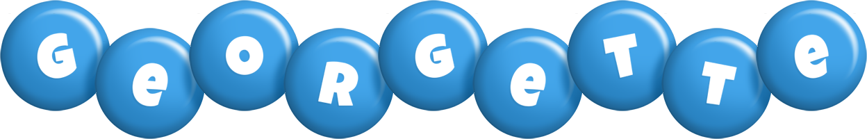 Georgette candy-blue logo