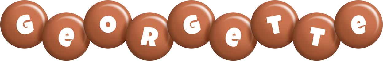 Georgette candy-brown logo