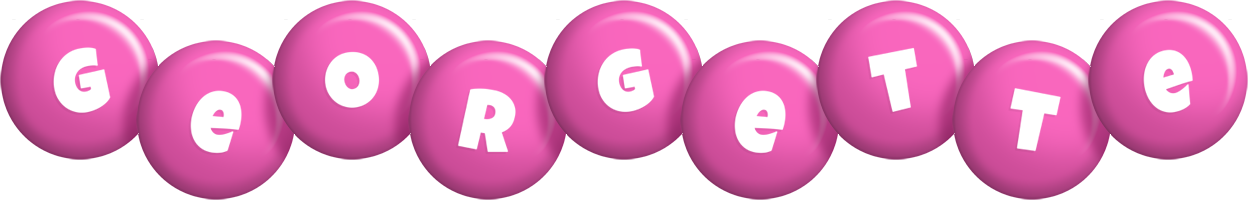 Georgette candy-pink logo