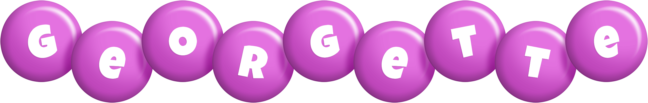 Georgette candy-purple logo