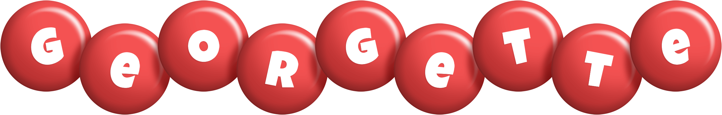 Georgette candy-red logo