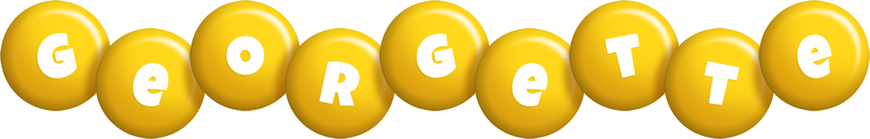 Georgette candy-yellow logo