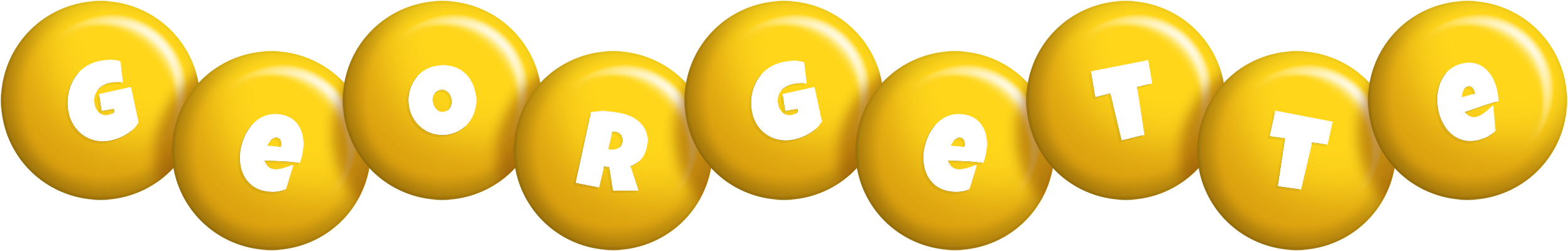Georgette candy-yellow logo