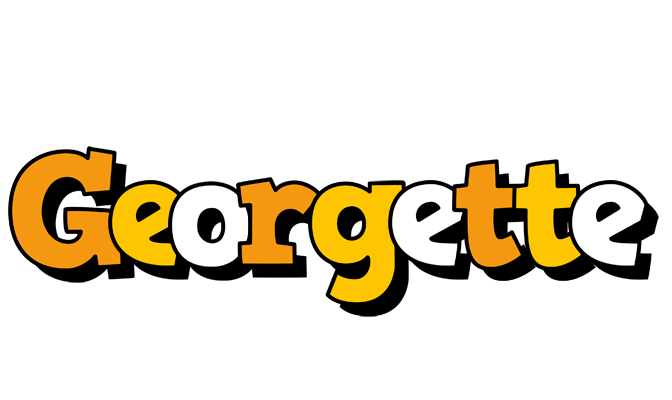 Georgette cartoon logo