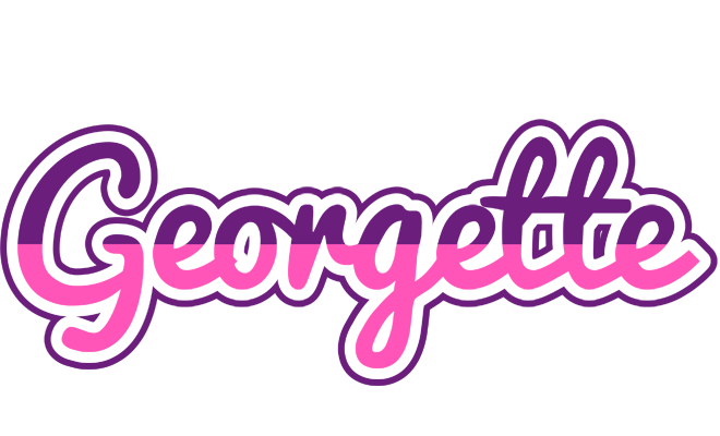 Georgette cheerful logo