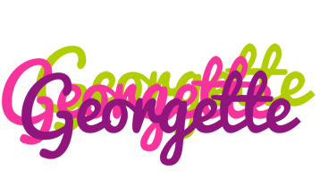 Georgette flowers logo