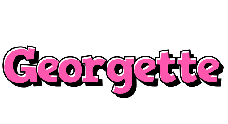 Georgette girlish logo