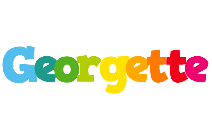 Georgette rainbows logo