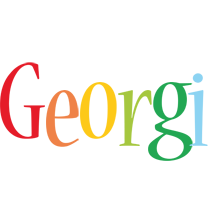 Georgi birthday logo