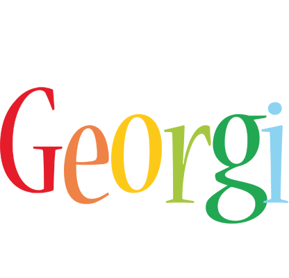 Georgi birthday logo