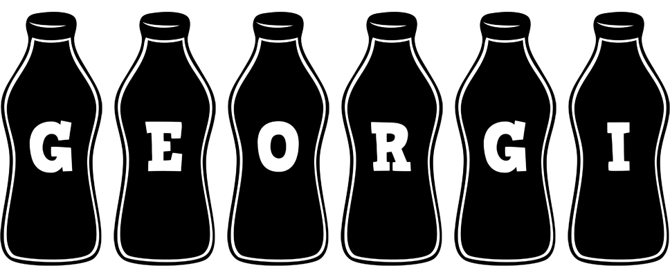 Georgi bottle logo