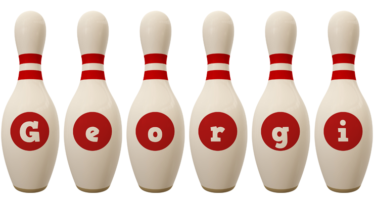 Georgi bowling-pin logo