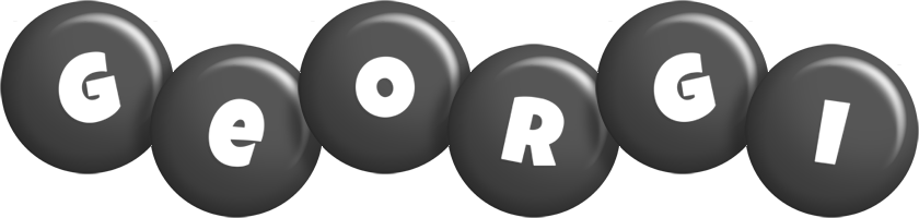 Georgi candy-black logo