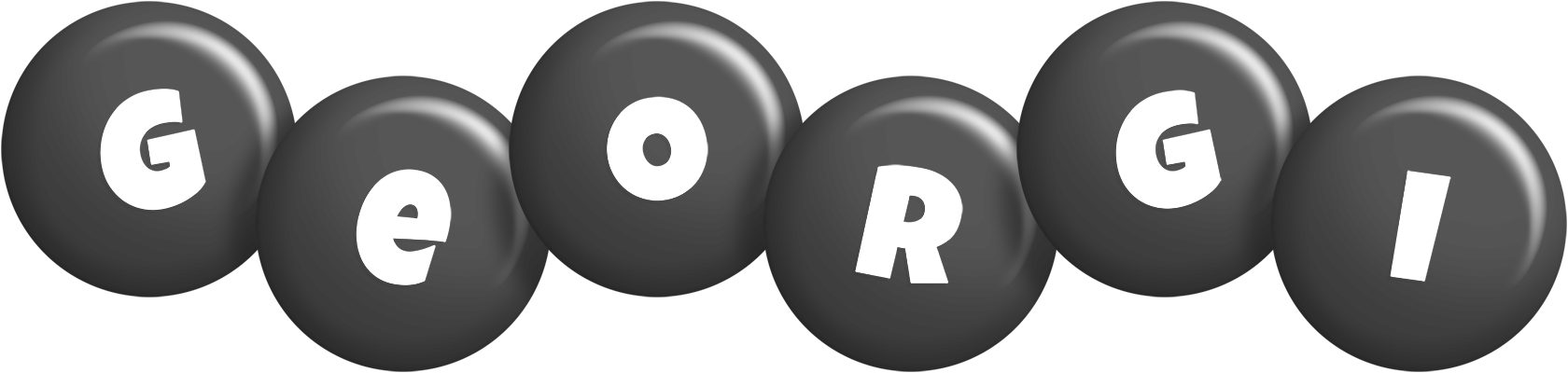 Georgi candy-black logo