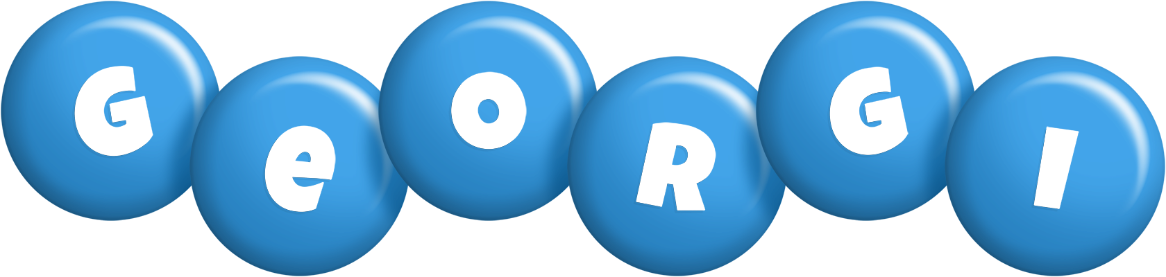 Georgi candy-blue logo