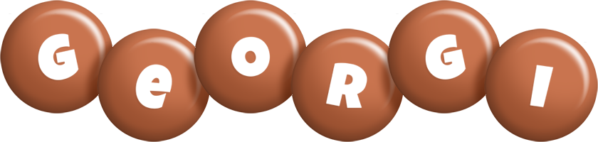 Georgi candy-brown logo