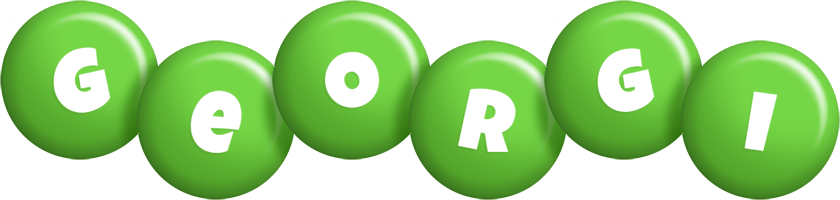 Georgi candy-green logo