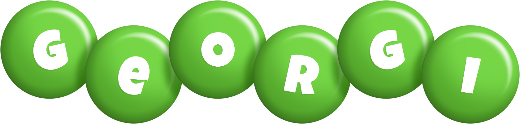 Georgi candy-green logo