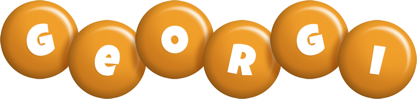 Georgi candy-orange logo