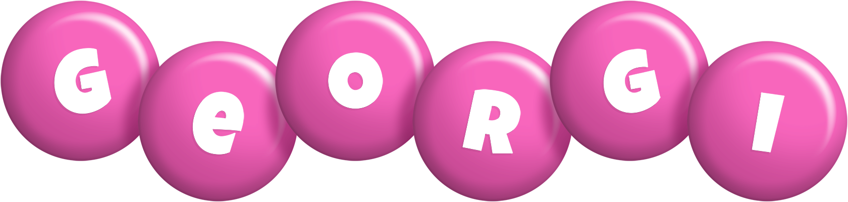 Georgi candy-pink logo