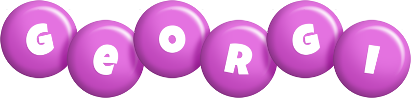 Georgi candy-purple logo