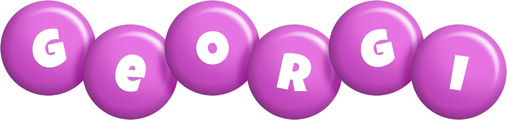 Georgi candy-purple logo