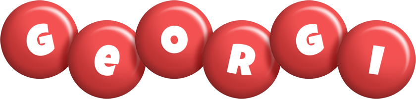 Georgi candy-red logo