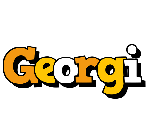 Georgi cartoon logo