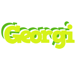 Georgi citrus logo