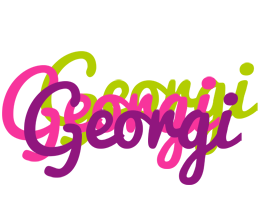 Georgi flowers logo