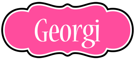 Georgi invitation logo